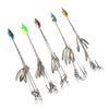 5 Pcs Fishing Rigs Lures Stainless Steel Rustproof High Flexibility Umbrella Fishing Rig Kit for Bass