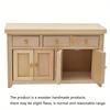 1/12 Scale Dollhouse Cabinet Living Room Miniature Birch Doll House Simulation Storage Cabinet DIY Accessories