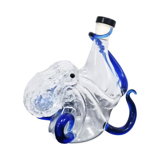 

3D Octopus Shaped Glass Liquor Bottle, 350ml Borosilicate Whiskey Decanter, Spill-Free Decorative Pouring Bottle for Spirits Whiskey Wine Display прозрачный