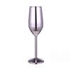 Champagne Cup 6oz Stainless Steel Champagne Flute Metal Wine Goblet Cup Bar Restaurant Goblet Home Bar Party Supplies