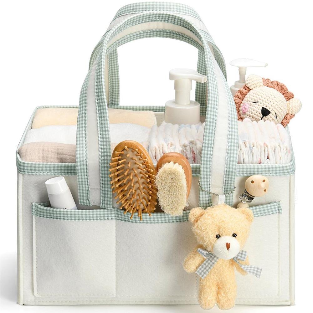 Filz Kinderzimmer Aufbewahrungskorb Große Kapazität Windeltasche Geschenk für Babyparty