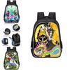 Zaino Beyblade X ad Alta Capacità Leggera Borsa in Tessuto Oxford Per l'Essenziale Scolastico