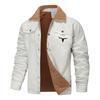 [Quick hair] Autumn and winter men's jacket velvet cotton tooling casual jacket men's coat