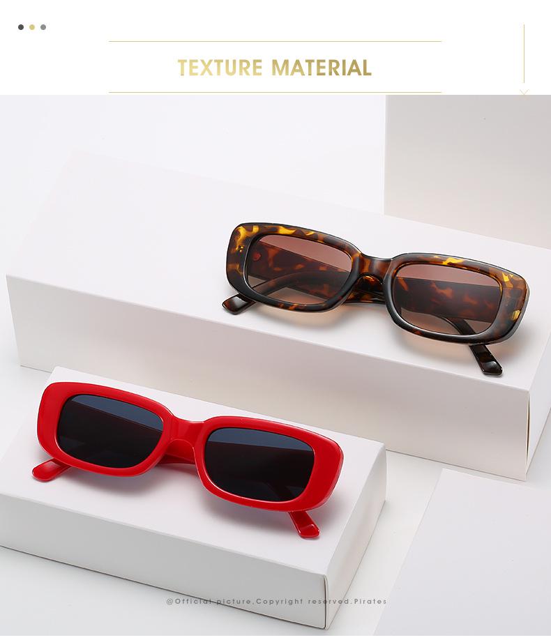 2020 Trendy European & American Square Frame Sunglasses for Women - Fashion Personality Style 95004