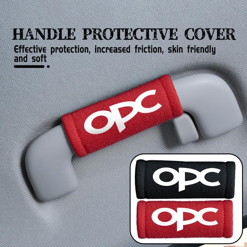 Plush Car Roof Armrest Handle Protective Cover Anti Slip Interior For Opel Mokka Astra H K J G Corsa D E Vectra C B Insignia YU1