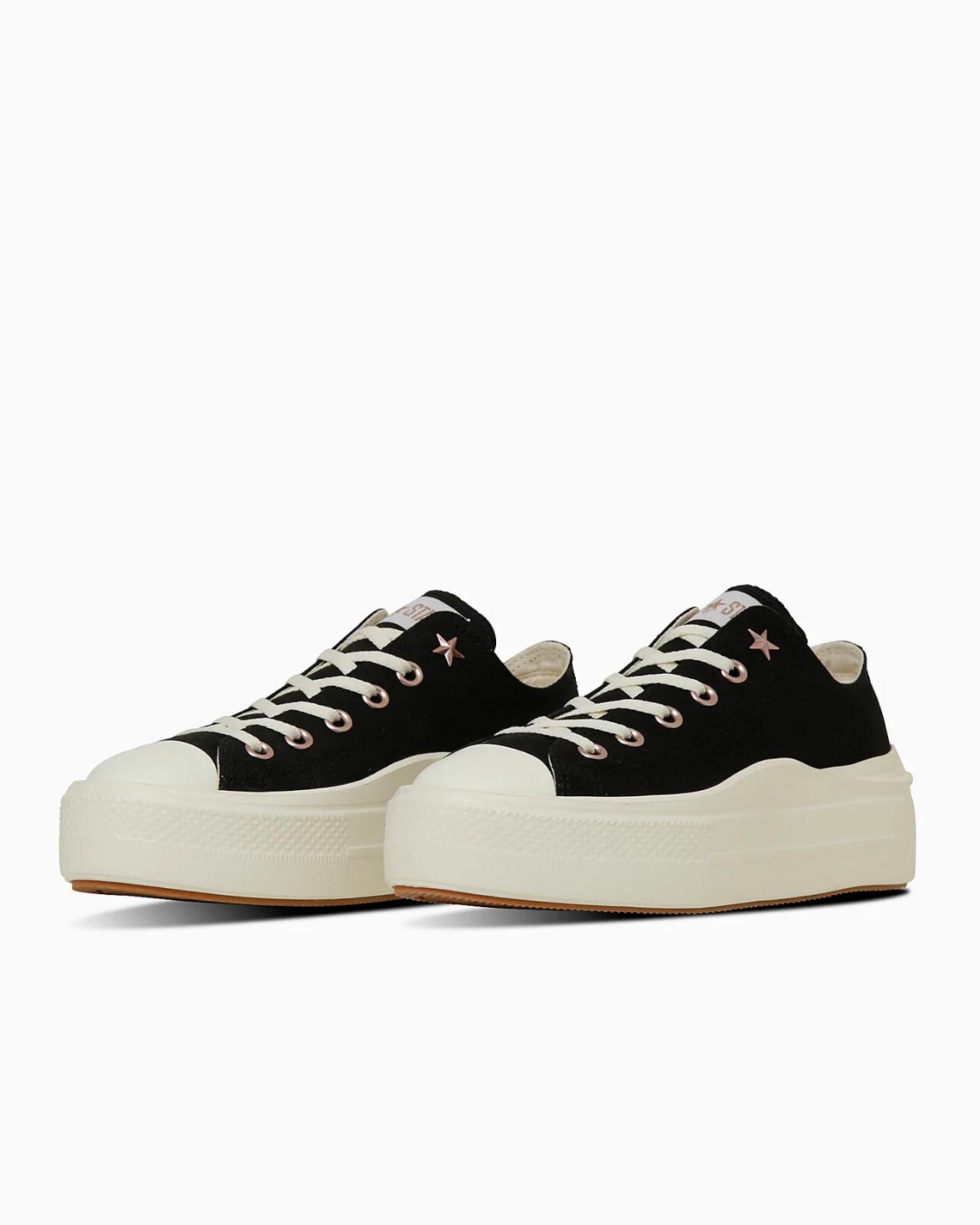 31314912 Converse Women s All Star Light PLTS 2 PG OX Black (Women s) 6