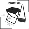 Foldable Backpack Stool Camp Chair Fishing Carry Bag Travel for Activities