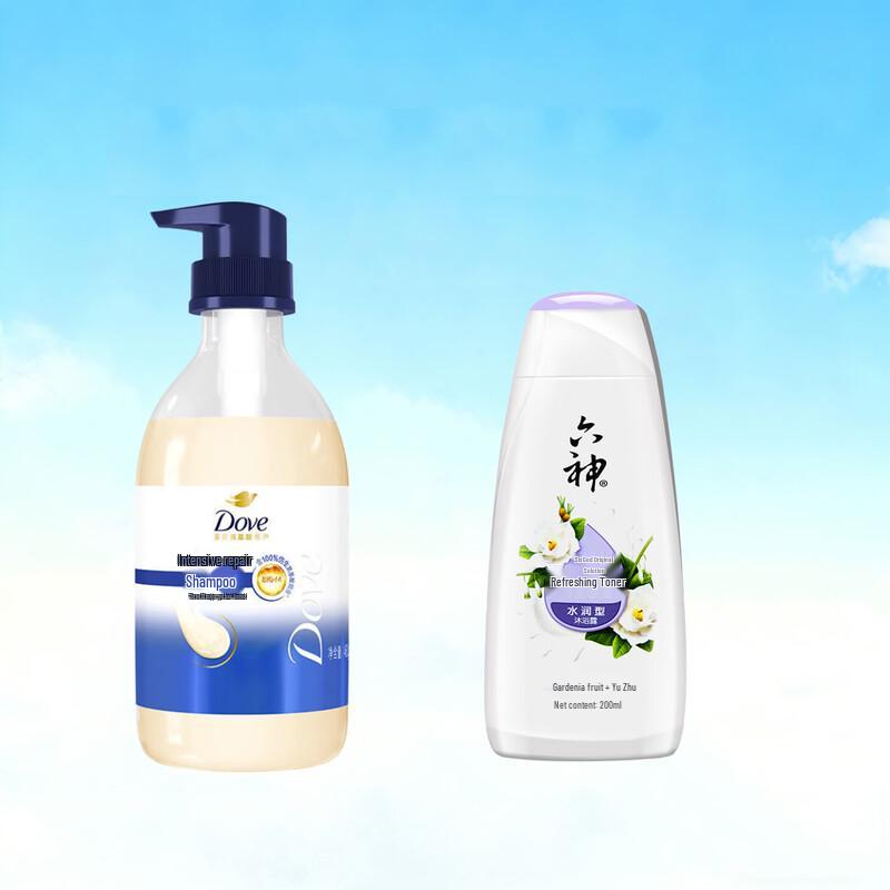 

Dove Intensive Nourishment Shampoo & Liushen Shower Gel Set