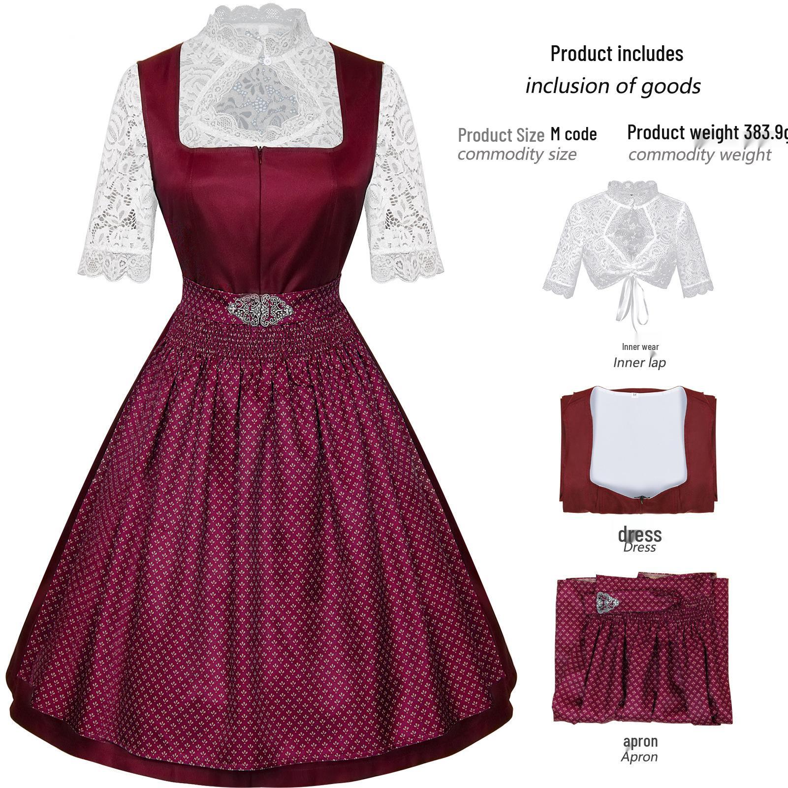Bavarian Women s Two-Piece Beer Dress - Munich Style Medium
