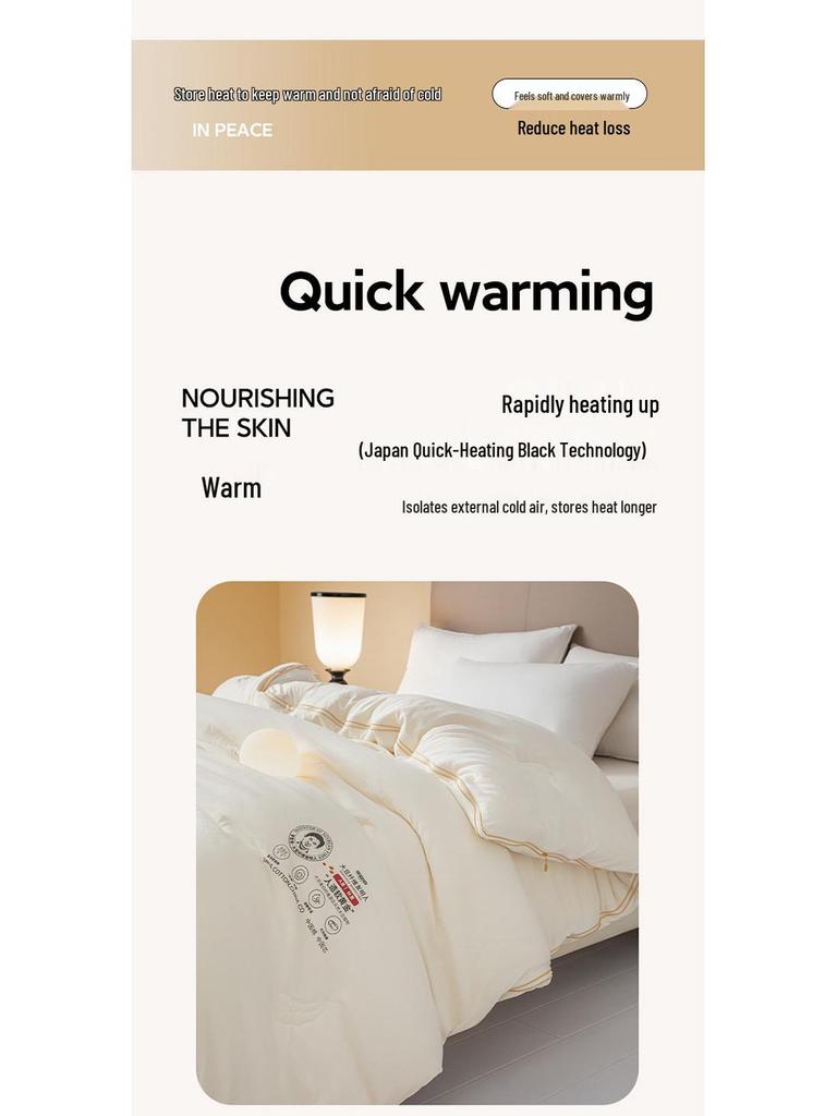 Class A Li Guanqi Soybean Mother-and-Child Winter Quilt – Thickened Soybean Fiber Quilt Core for Warmth