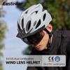 Eastinear 4-in 1 Bicycle Helmet 18-hole Breathable Adult Road MTB Magnetic Goggles for Men and Women Outdoor Riding Equipment