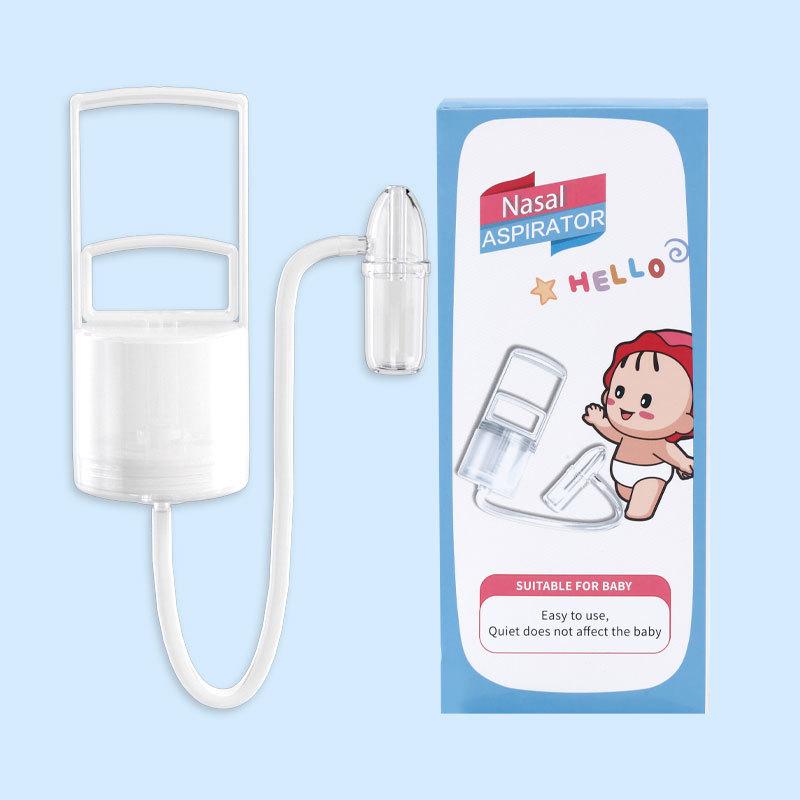 Manual Baby Nose Aspirator Hand Suction Device with Powerful Extraction Non Electric Compact Design for Infant Toddler Nasal Care