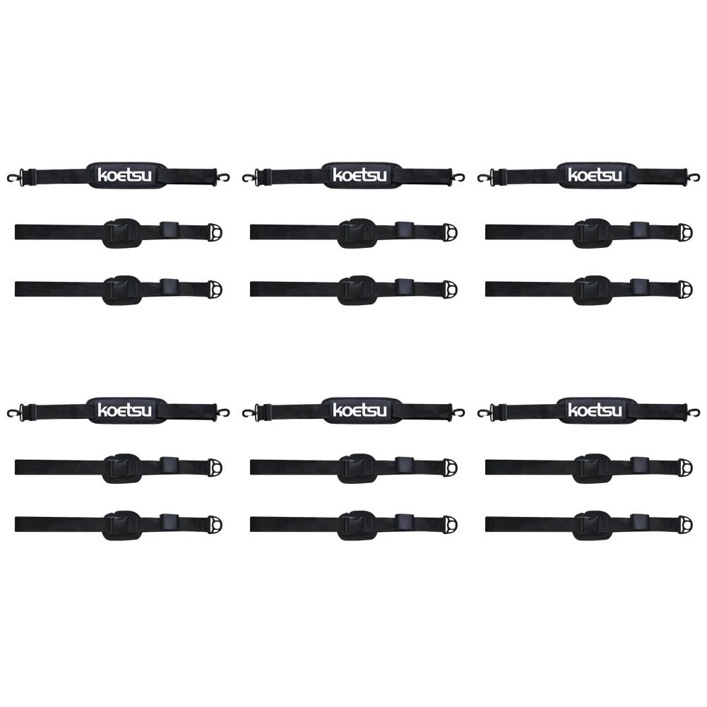 6Set Portable Surfboard Shoulder Strap Carry Sling Stand Up Paddleboard Sup Board Surf Fins Paddle Wakeboard Surfing Kayak Tools