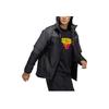 Adidas Terrex Color Block Zip Kapuzen-Sport-Baumwolljacke Herrenjacke Schwarz GN7524