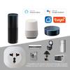 Multi-function Tuya Wifi Smart Socket App Control Support Google Alexa Voice Plug Timing Power Outlet For Home House