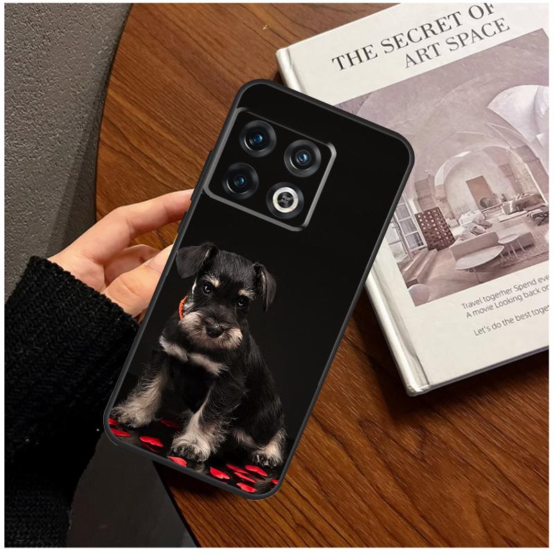 Schnauzer Puppy Dog Case For OnePlus 13T 13R 12R 10R 15 13 12 11 8T 10T Nord CE 4 3 2 Lite N20 N30 Nord 5 Cover
