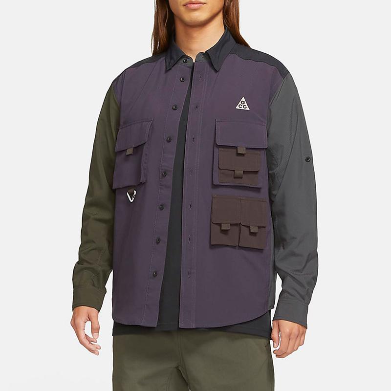 New Nike Dri FIT ADV UV 'Devastation Trail Jacket Spring Men's Black DB1014-070