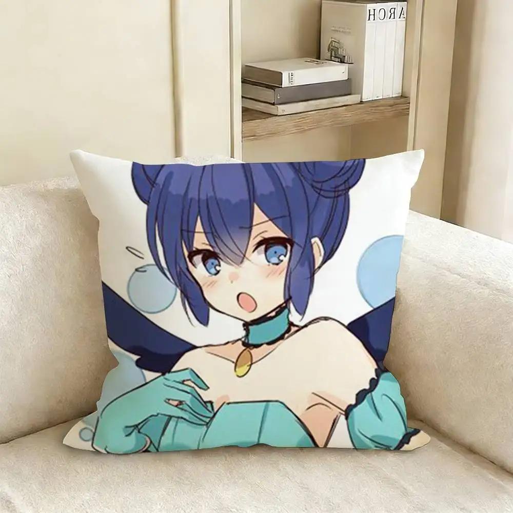 Tokyo MMew MMew Anime Pillow Cover Magical Girl Peek Print Polyester Cushion Cover Kawaii Magical Girl Themed Decor for Sofa