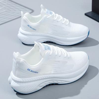 Zapatillas mujer primavera nuevos modelos verano malla transpirable ligeras zapatillas para correr amortiguadoras zapatillas blancas