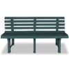 Banc de jardin - VIDAXL - 145,5 cm - Plastique - Vert - 2 personnes - Meuble de jardin