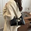 Autumn Vintage PU Hobos Shoulder Bags for Women Versatile Belt Design Ladies Crossbody Bag Simple Solid Color Female Handbags