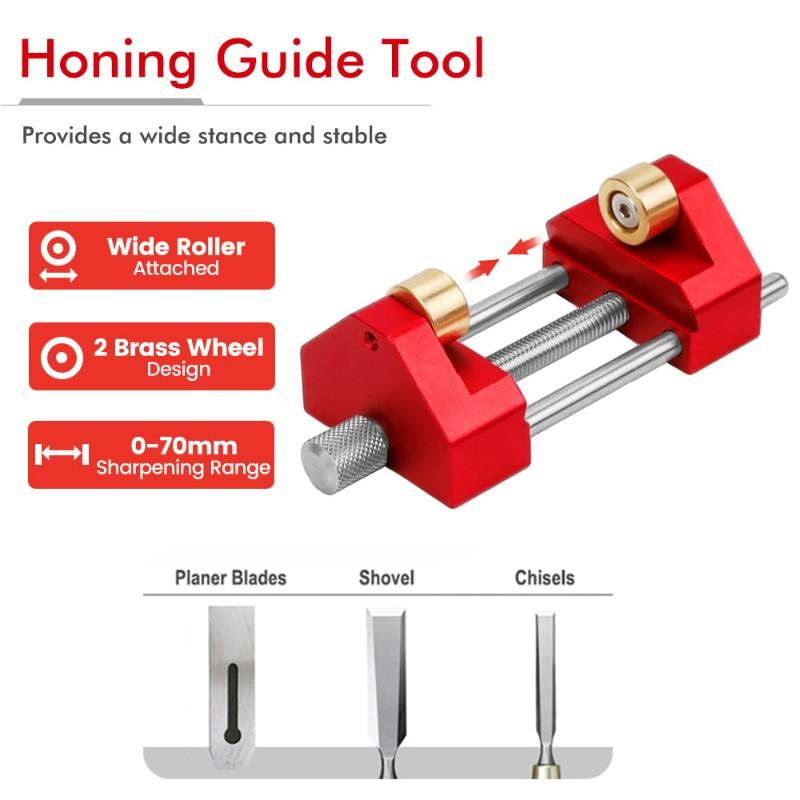 M-Modern-Universal Fixed Angle Knife Sharpener, For Woodworking Chisel& Plane Blade Sharpening Holder Tool