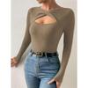 Fashion Fall Casual Womens Yyfs Winter Solid Color Print Long Sleeve Sweaters