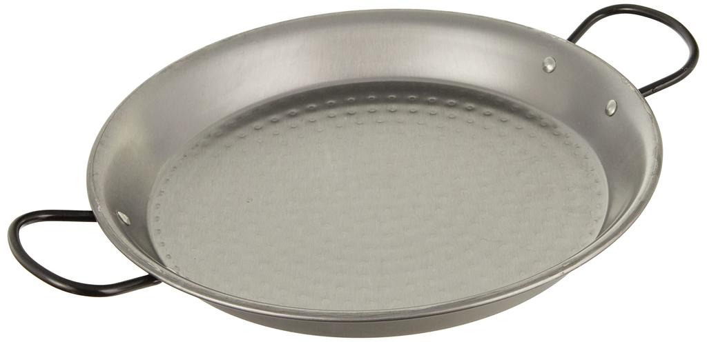 Traditional Polished Steel Paella Pan Ø30cm (4 People). Vaello