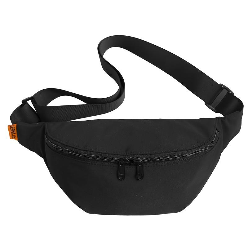 Breast Bag, Men'S And Women'S Fanny Pack, Fashionable And Simple Oxford Cloth Waterproof Breast Bag, Outdoor Sports Shoulder Messenger Bag.
