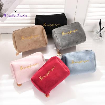 Praktische Damen-Kosmetiktasche mit bestickter Aufbewahrung für Damenkosmetik