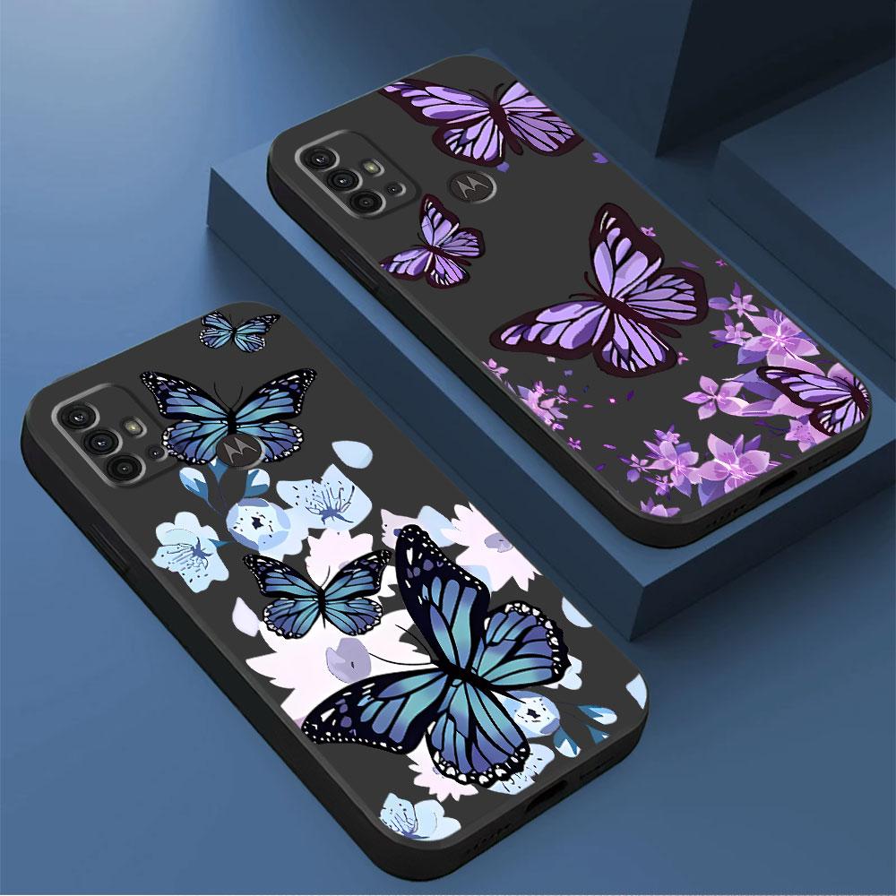 INS Retro Butterfly Phone Case for Motorola Moto Edge 30 Neo Edge 20 Pro One Fusion Plus Edge 40 Pro G9 Plus G200 5G Cover