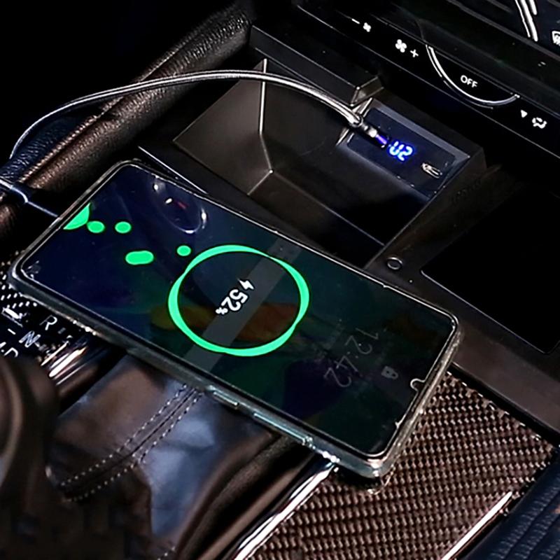 Car center console phone charger 15w wireless charger charging holder for Mazda CX5 CX-5 2017 2018