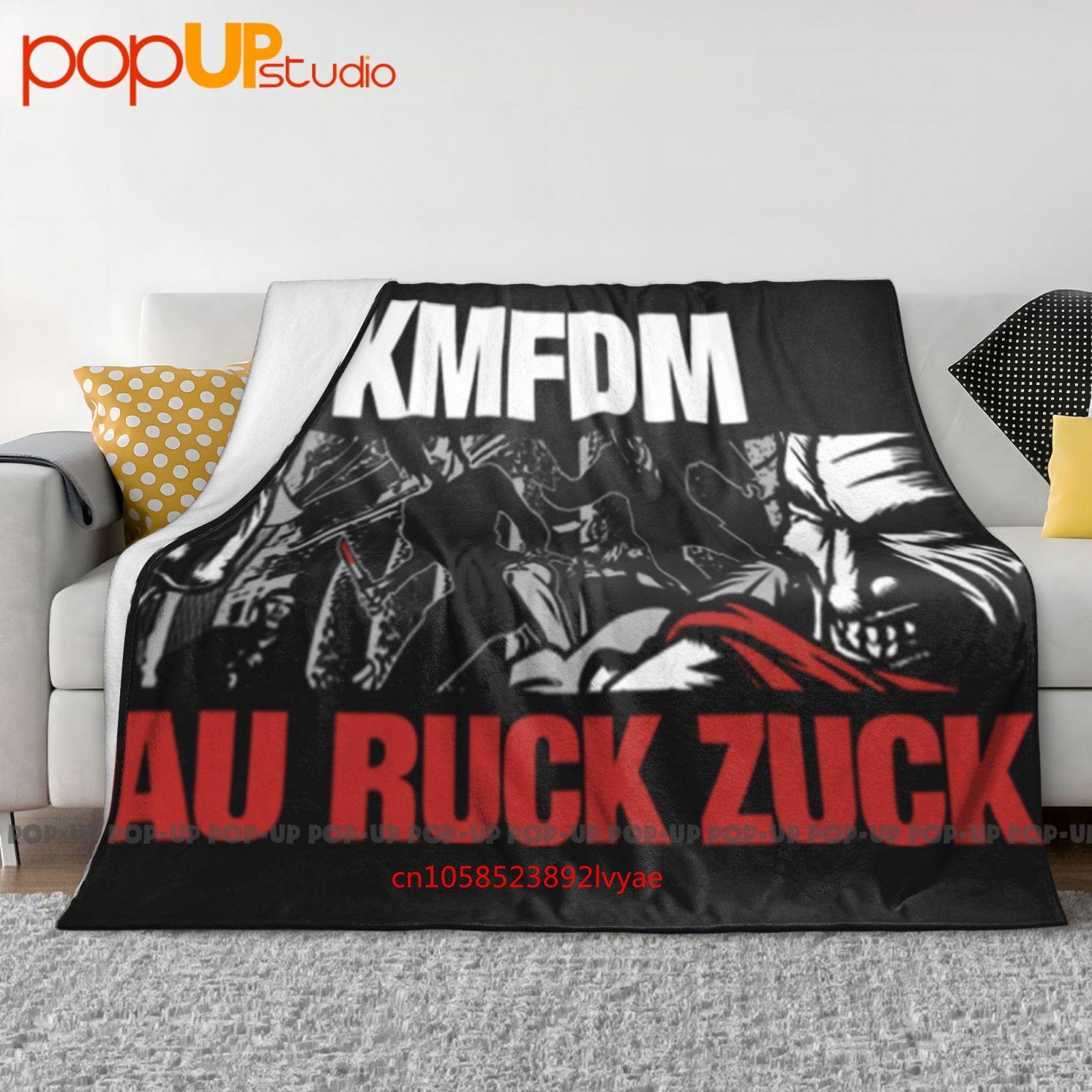 90S Kmfdm Hau Ruck Zuck Tour Ultra-Soft Blanket Quilt Winter Sofa Cover Bed Covers Size: 75*100cm, Weight: 230 GSM