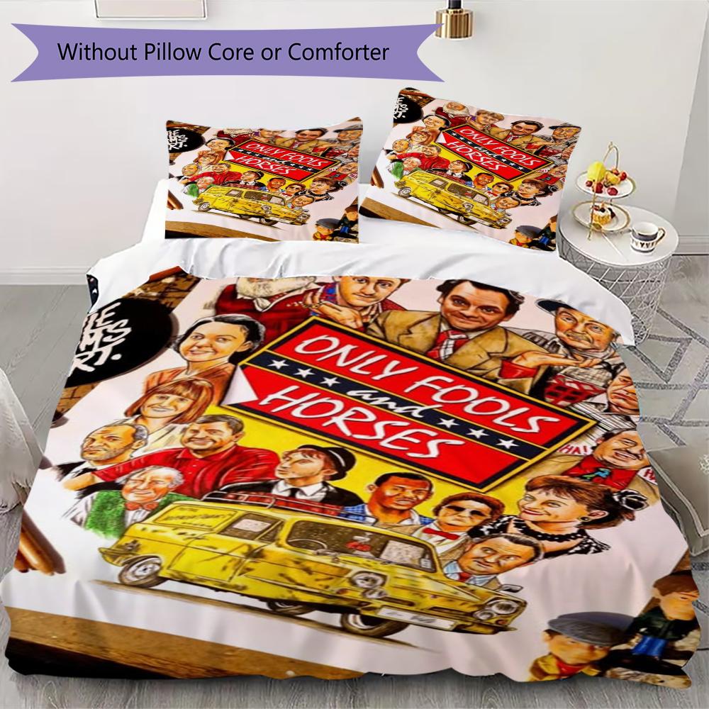 

Only Fools and Horses Pattern Bedding uilt Set uilt Cover Pillowcase Home Decoration Birthday Gift (1 * duvet cover + 2 * pillowcase without core)102 135x200cm