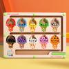 Montessori Magnetic Color Sorting Games Maze Board Pen Moving Bead Games Wooden Control Sensory Play Educational Toys for Kids