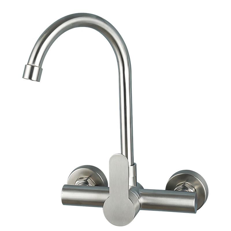 304 Stainless Steel Wall-Mounted Kitchen and Balcony Faucet
