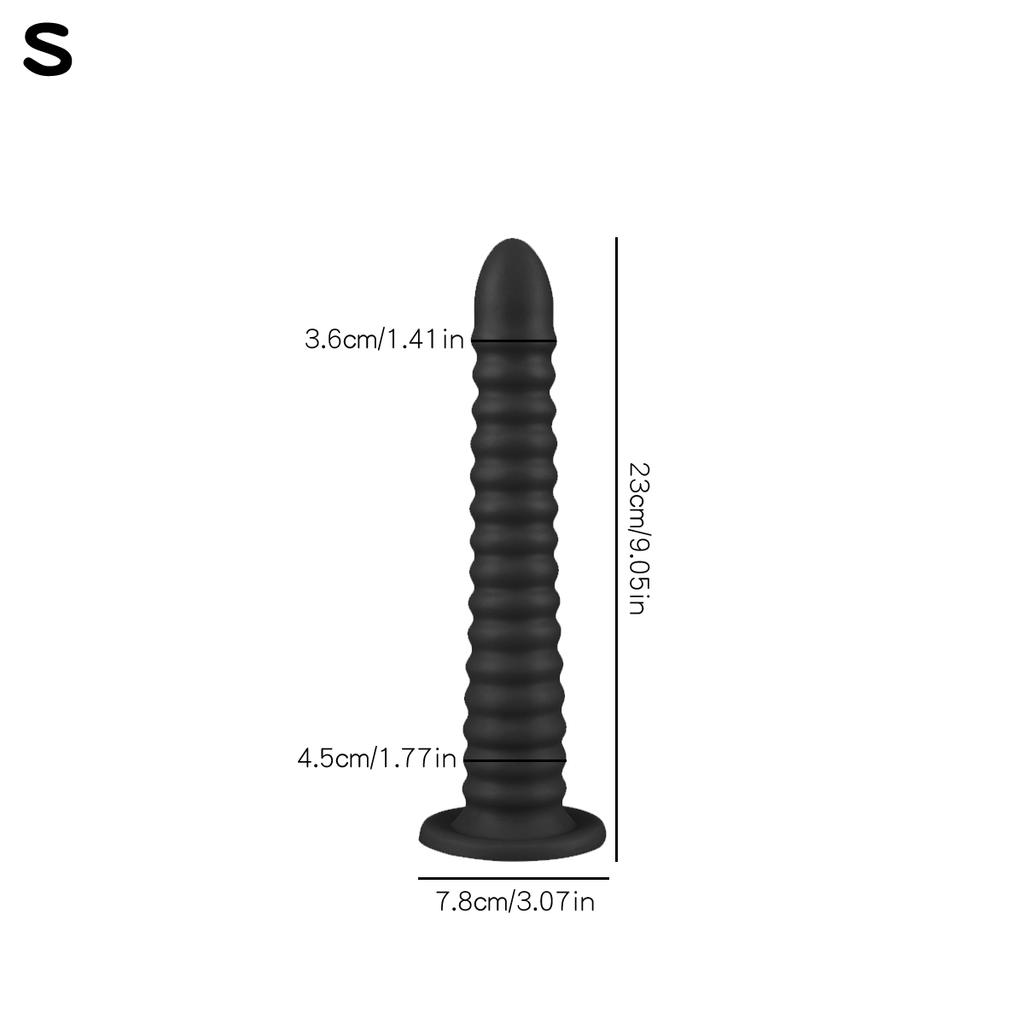 Liquid silicone anal plug oversized high-quality threaded anal plug female sex toy anal plug male homosexual toy