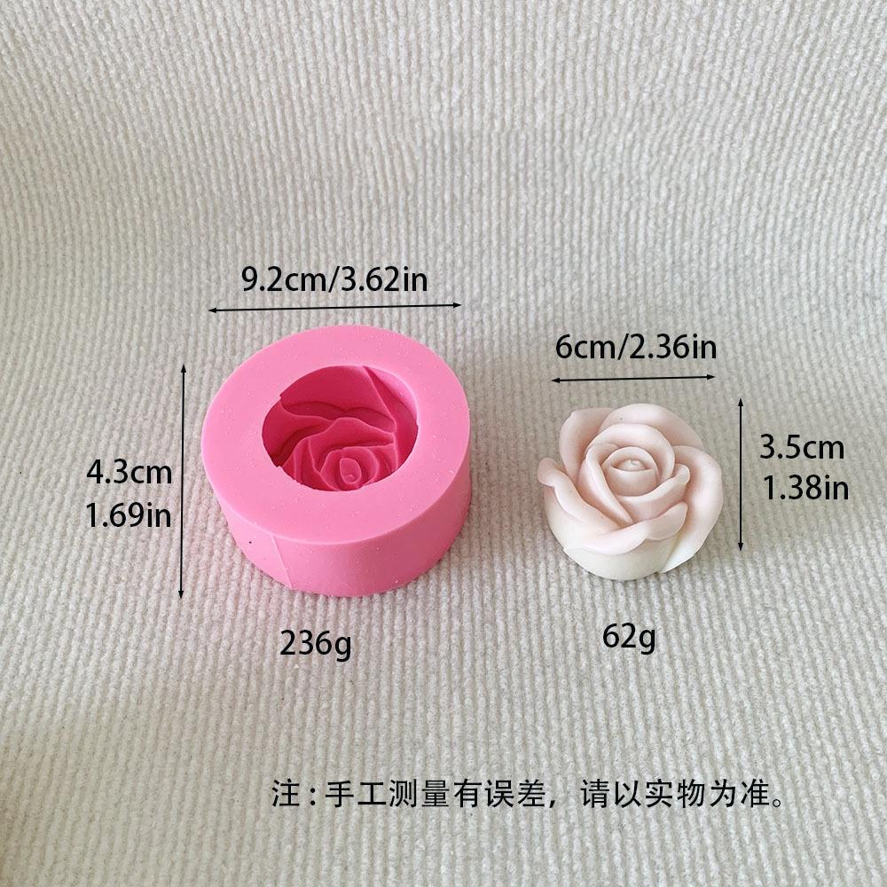 Multi Style Stack Rose Flower Scented Candle Moulds DIY Carnation Aromath Candle Soap Chocolate Cake Baking Tool Resin Crafts