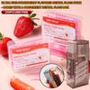 RIMI SMILE 50/150PCS Strawberry Flavor Ultra Fine Dental Floss Picks Disposable Teeth Cleaning Floss Sticks with Portable Floss