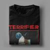 Terrifier Art Clown T-shirt för män Ren bomull Kreativa t-shirts Rund hals Skräckfilms-tees Kortärmad Kläder Plusstorlek