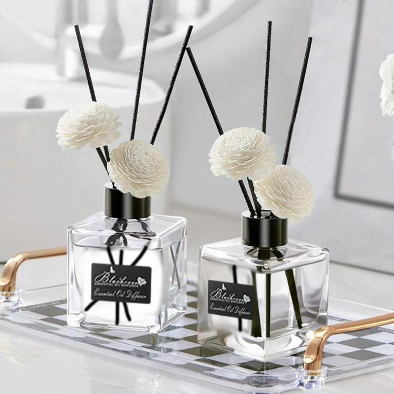 Gardenia Scent Aroma Diffuser for Bedroom, Living Room & Bathroom - Long-Lasting Odor Removal & Deodorizing Air Freshener
