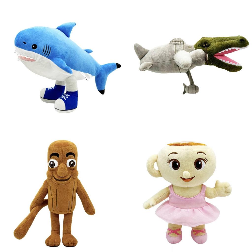 Italian Brainrot Shark Plush Toy With Pp Cotton Filling For Kids And Collectors