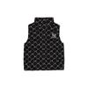 MLB Diamond Alter Blumenstil Winddichte Warme Daunenweste Unisex Westen Schwarz 3ADVM2026-50BKS
