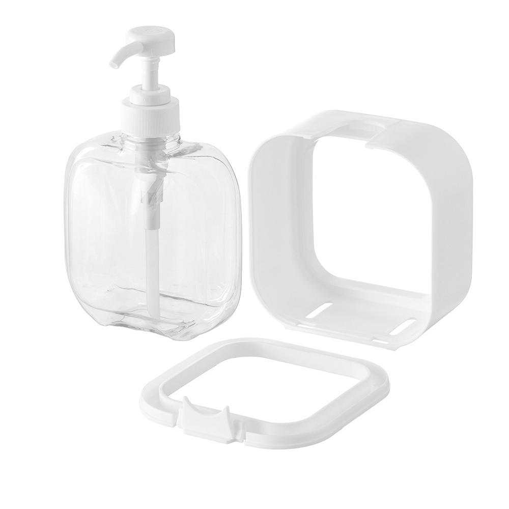 1PC Soap Dispenser White Liquid Lotion Hand Pump Soap Dispenser Refillable Shampoo Bottle Plastic Hand Soap Dispenser