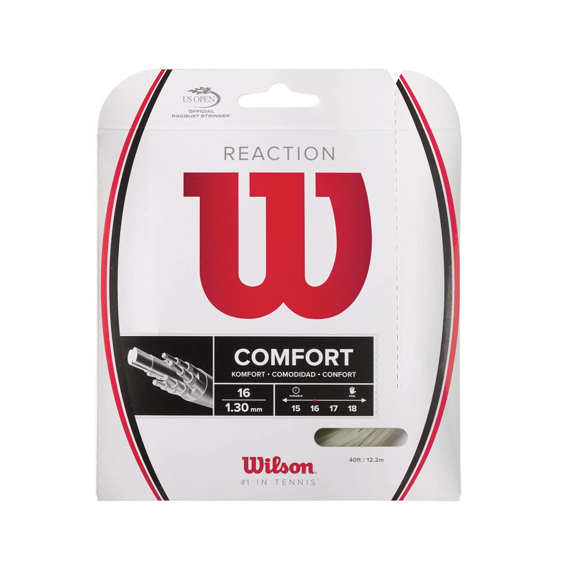 

Теннисные струны Wilson Gut REACTION 16 Natural WRZ948200 Wilson