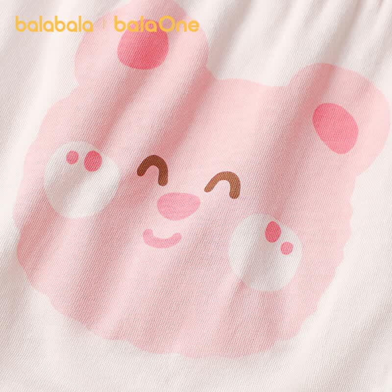 Balabala Baby Girls' Cartoon Cotton Underwear 3-Pack