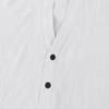 Summer Men's Casual Loose Stand Collar Linen Shirt - Trendy Short Sleeve Plus Size Solid Color