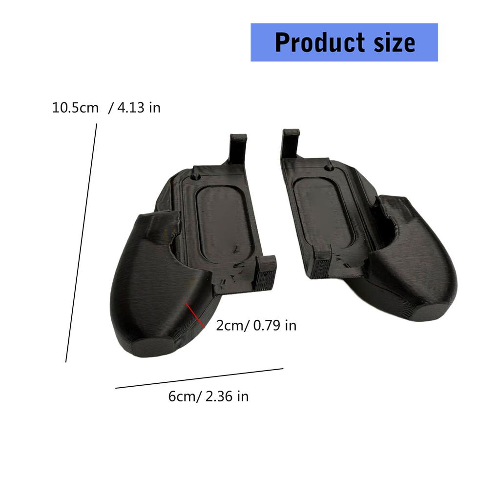 Gaming Accessory for RG35XX H RG35XXH Console Handle Grip Portable Gamepad Grip Ergonomic Controller Holding Grips 2pcs
