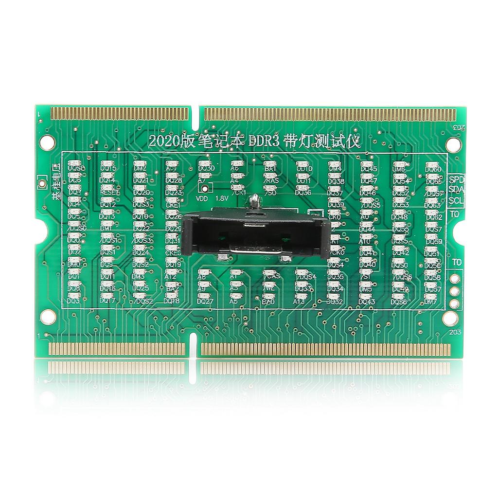 Computer Memory Tester DDR3 Port Light Emitting Diodes Forward Reverse Available Mainboard Memory Slot Tester Card