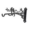 Hanging Plant Bracket Wall Hook Iron Decorative Plant Hanger with Screws for Bird Feeder Lanterns Wind Chimes Flower
